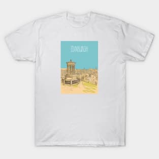 Edinburgh Skyline T-Shirt